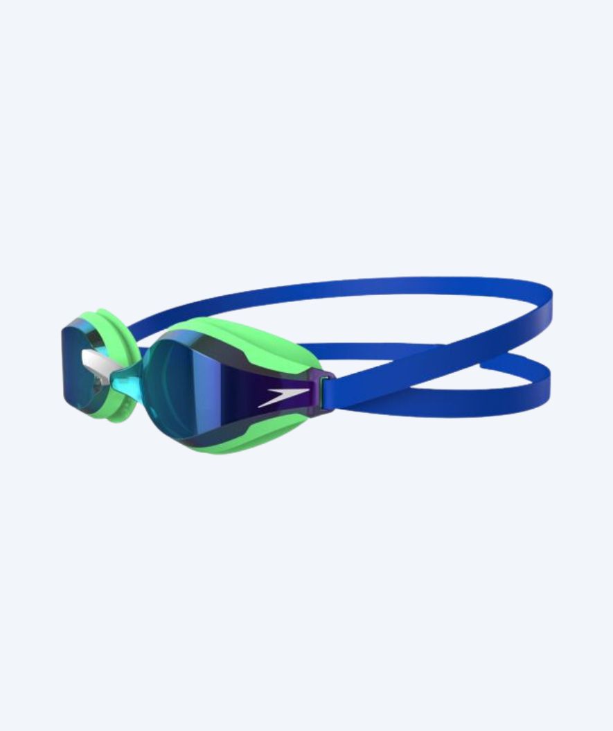 Speedo svømmebriller - Fastskin Speedsocket 2 Mirror - Blå/grøn