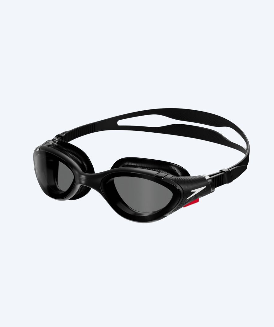 Speedo motions svømmebriller - Biofuse Flexiseal - Sort (Smoke Linse)