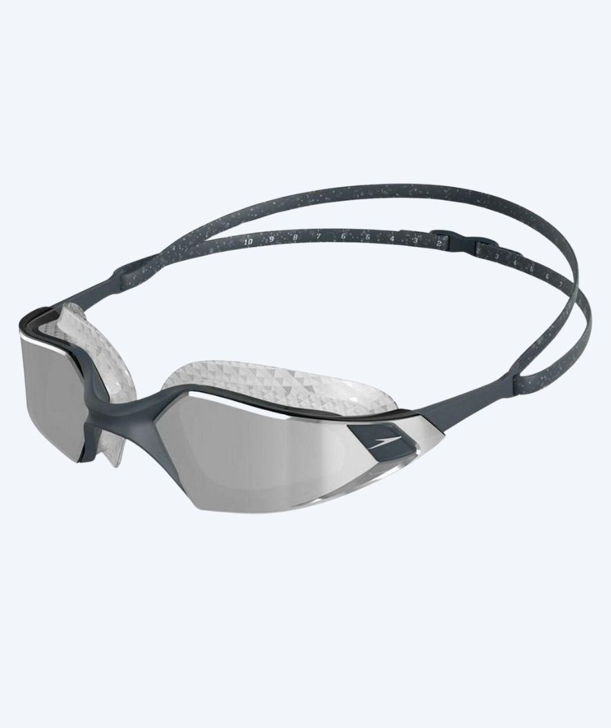 Speedo åbent vand svømmebriller - AquaPulse Pro - Grå/klar (Mirror linse)