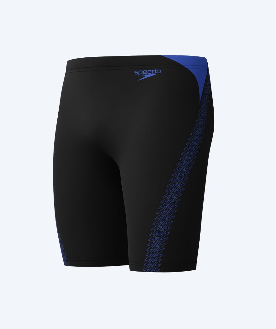 Speedo lange badebukser til mænd - Hyperboom Splice - Sort/mørkblå