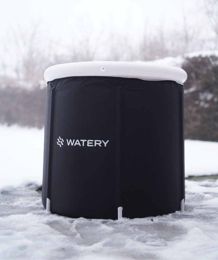 Watery oppustelig isbad - Hero - Sort