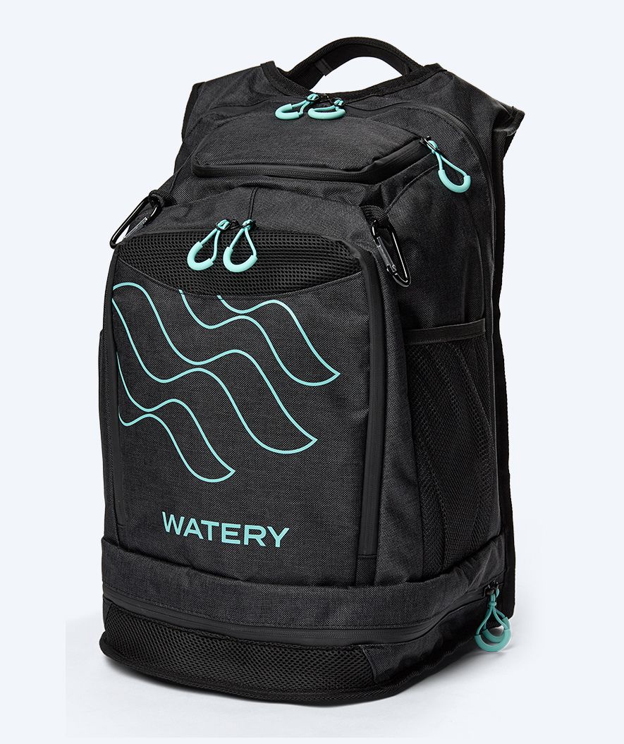 Watery svømmetaske - Viper Elite 45L - Sort/lyseblå