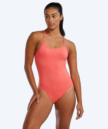 TYR badedragt til damer - Durafast Elite Solid Tieback - Lyserød