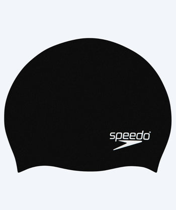 Speedo badehætte til junior (6-16) - Plain - Sort