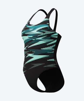Speedo badedragt til damer - Hyperboom Placement Muscleback - Sort/turkis