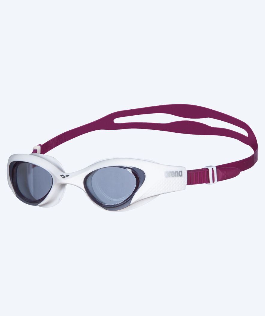 Arena svømmebriller til damer - The One - Hvid/lilla (smoke)