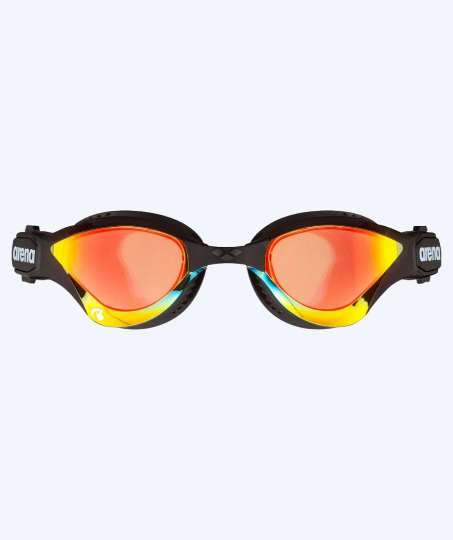 Arena elite svømmebriller - Cobra Tri Swipe Mirror - Gul/sort