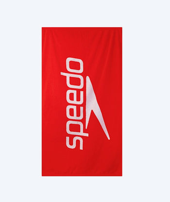 Speedo badehåndklæde - Logo - Rød/hvid