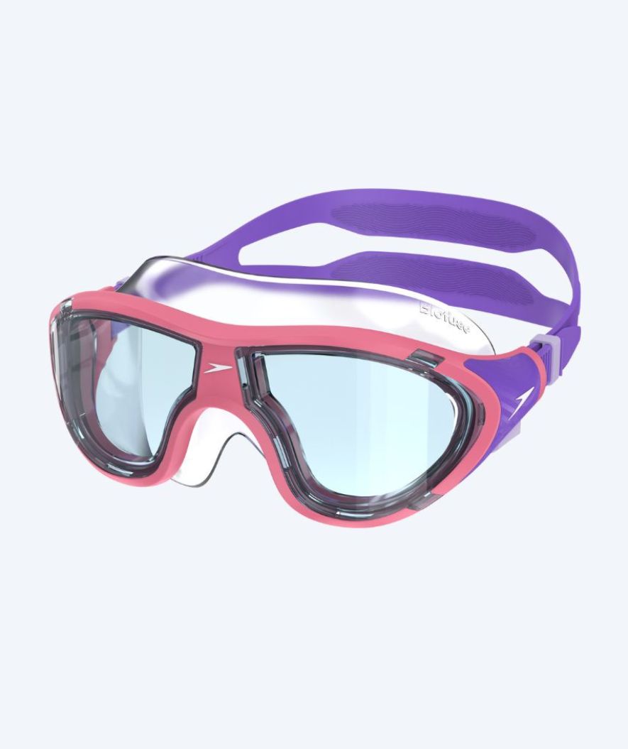 Speedo svømmemaske til junior - Biofuse 2.0 - Pink/blå