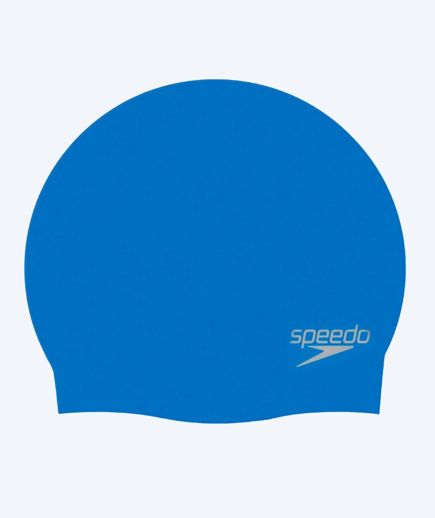 Speedo badehætte - Plain Moulded - Blå