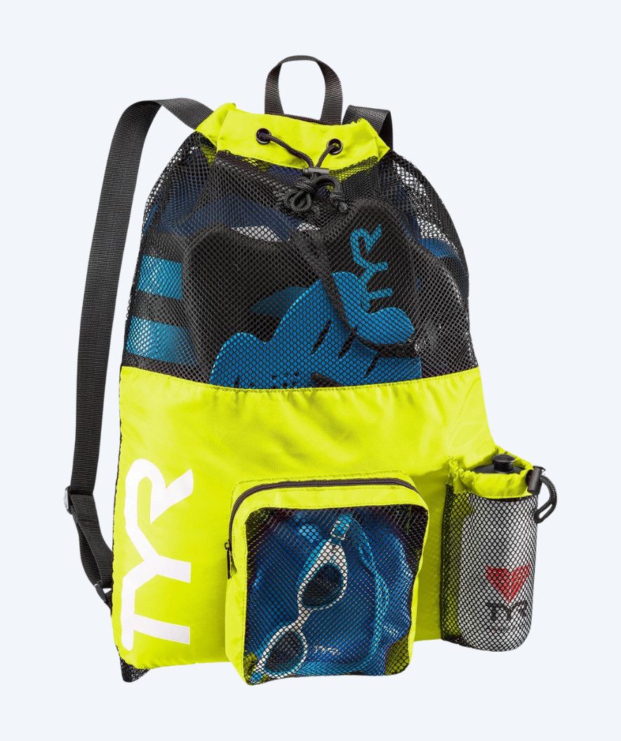 TYR svømmenet - Big Mesh Mummy 40L - Gul