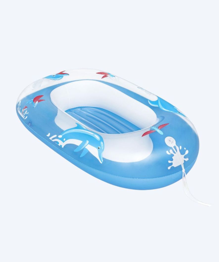 Bestway bademadras til baby - Floatin' Friends - Blå
