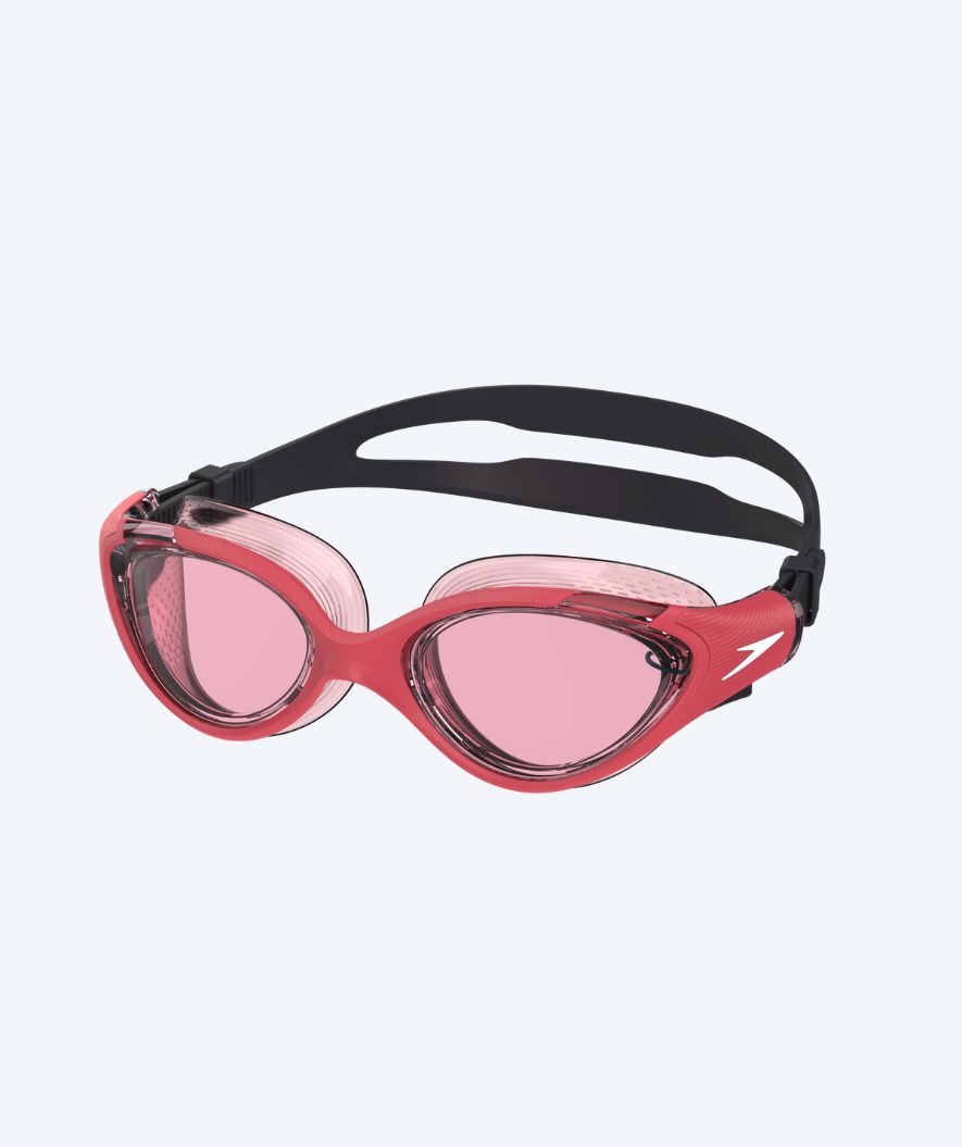 Speedo motions svømmebriller til damer - Biofuse 2.0 - Rød/pink