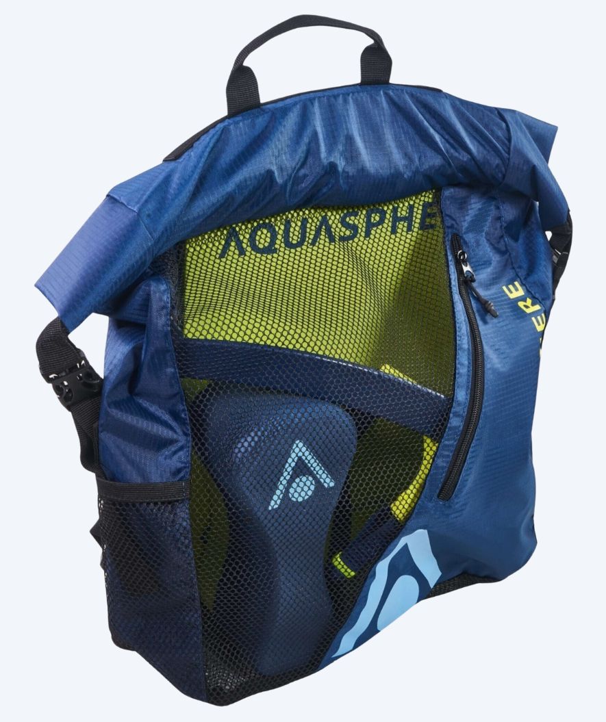 Aquasphere svømmenet - Gear 30L - Mørkeblå/gul