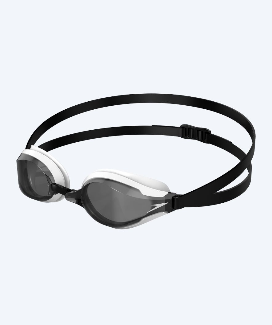 Speedo Elite svømmebriller - Fastskin Speedsocket 2 - Hvid/sort (Smoke linse)