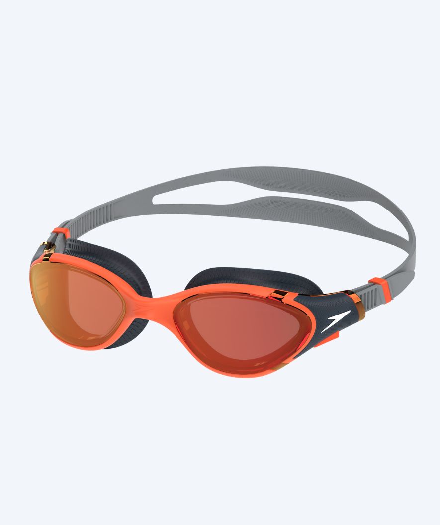 Speedo motions svømmebriller - Biofuse 2.0 Mirror - Sort/orange