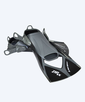 Aquasphere svømmefødder - Zip VX - Sort/grå