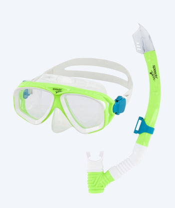 Speedo Combo snorkelsæt til junior (6-16) - Adventure - Grøn/klar