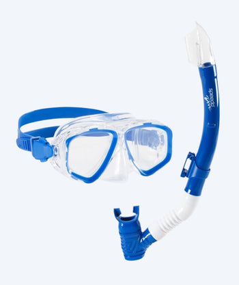 Speedo Combo snorkelsæt til junior (6-16) - Adventure - Blå/klar