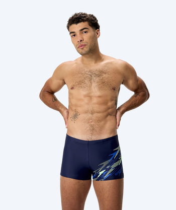 Speedo aquashorts til mænd - Medley Logo - Mørkeblå/grøn