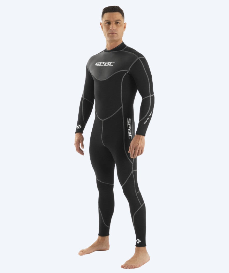SEAC våddragt til mænd - Sense (3mm) - Sort/grå