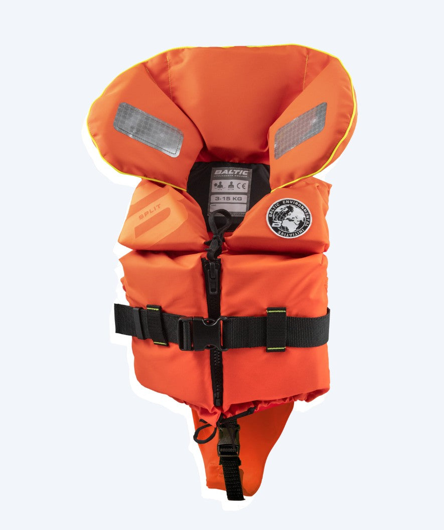 Baltic redningsvest til børn - Split Front E.I - Orange