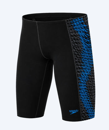 Speedo lange badebukser til mænd - Endurance Max Tech Pannel - Sort/mørkeblå