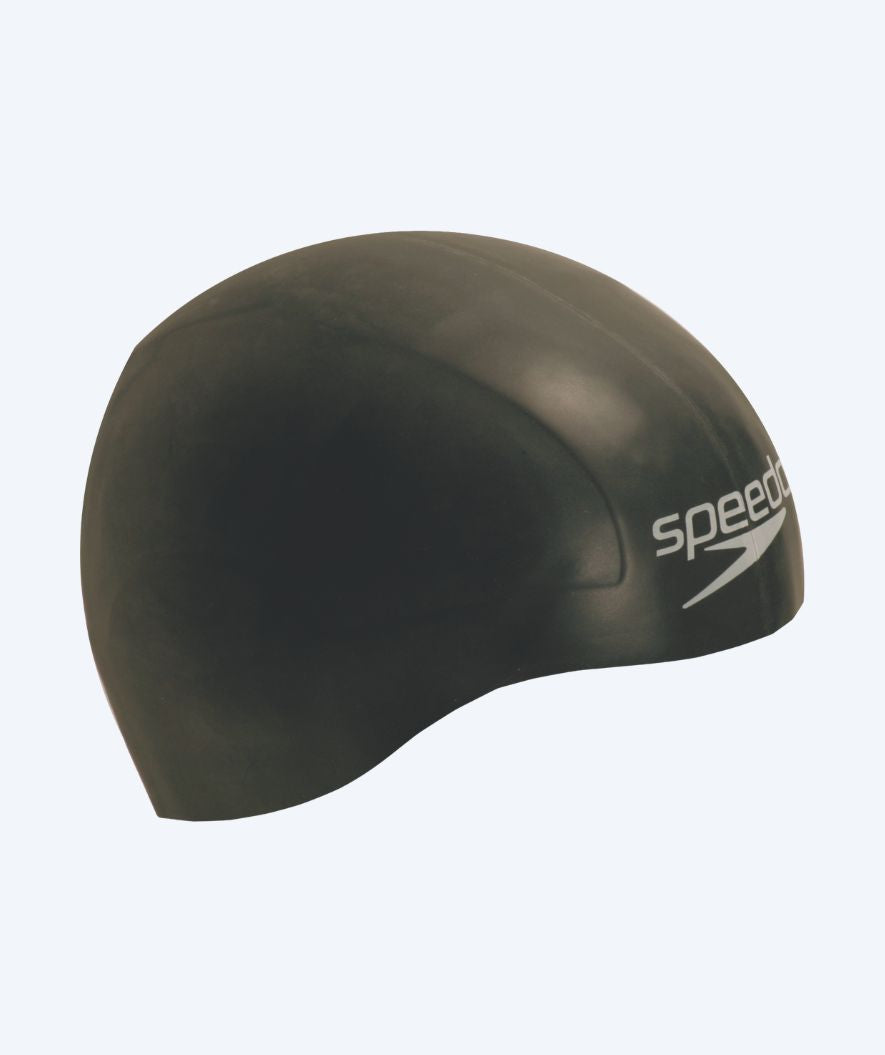 Speedo konkurrence badehætte - Aqua V - Sort