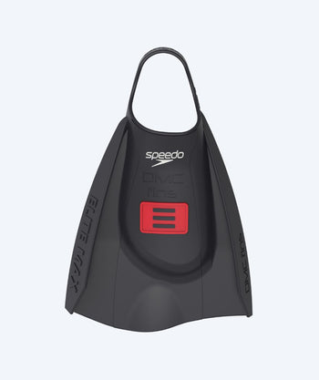 Speedo svømmefødder - DMC Elite Max - Sort/rød