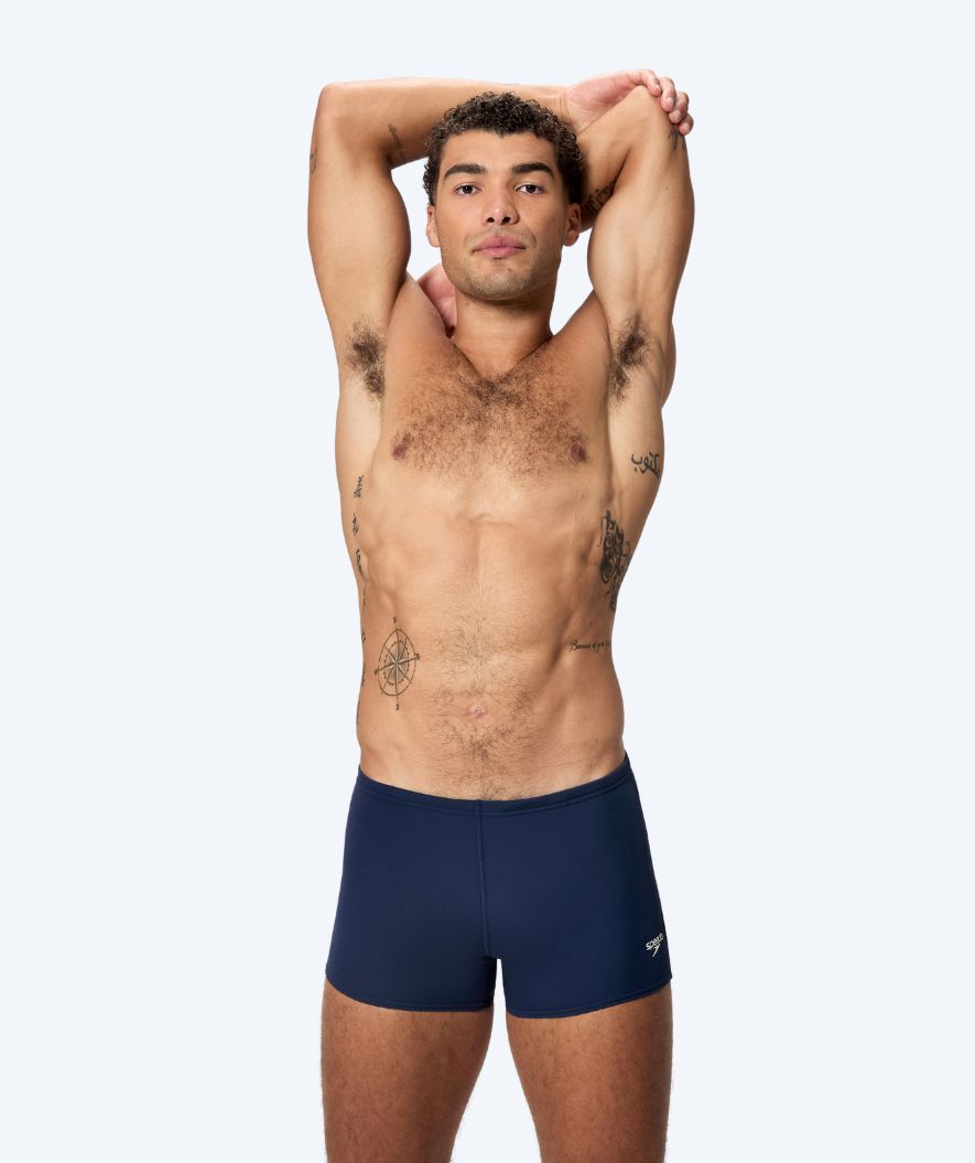 Speedo aquashorts til mænd - Endurance Logo - Mørkeblå