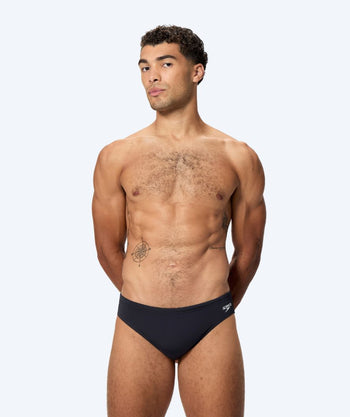 Speedo trekantede badebukser til mænd - Endurance Logo - Sort