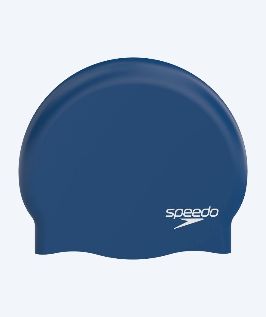 Speedo badehætte - Plain Moulded - Mørkeblå