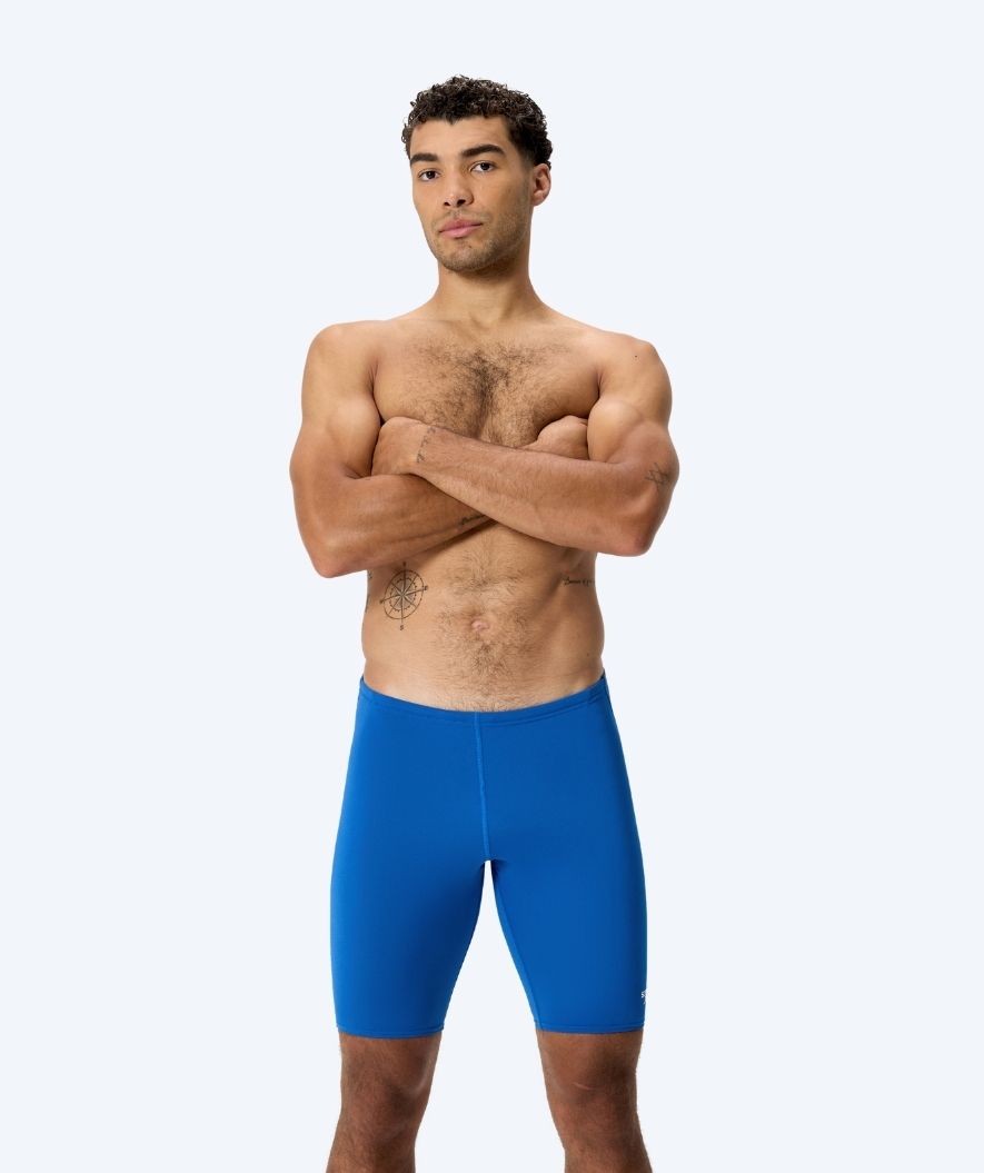 Speedo lange badebukser til mænd - Endurance Logo - Lyseblå