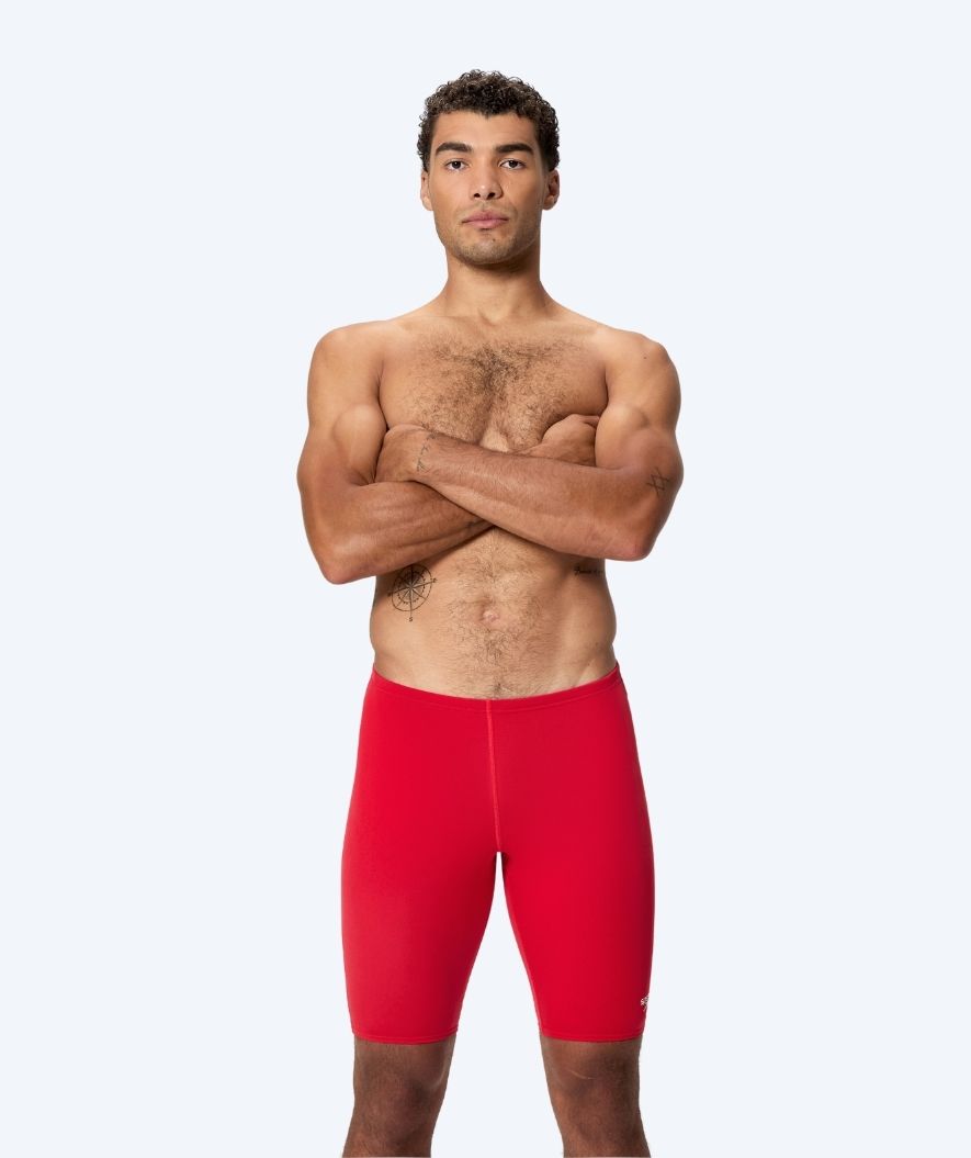Speedo lange badebukser til mænd - Endurance Logo - Rød
