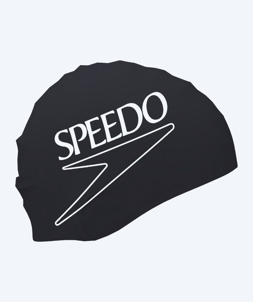 Speedo badehætte - Printed Biofuse - Sort