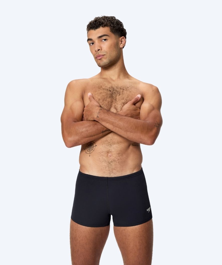 Speedo aquashorts til mænd - Endurance Logo - Sort