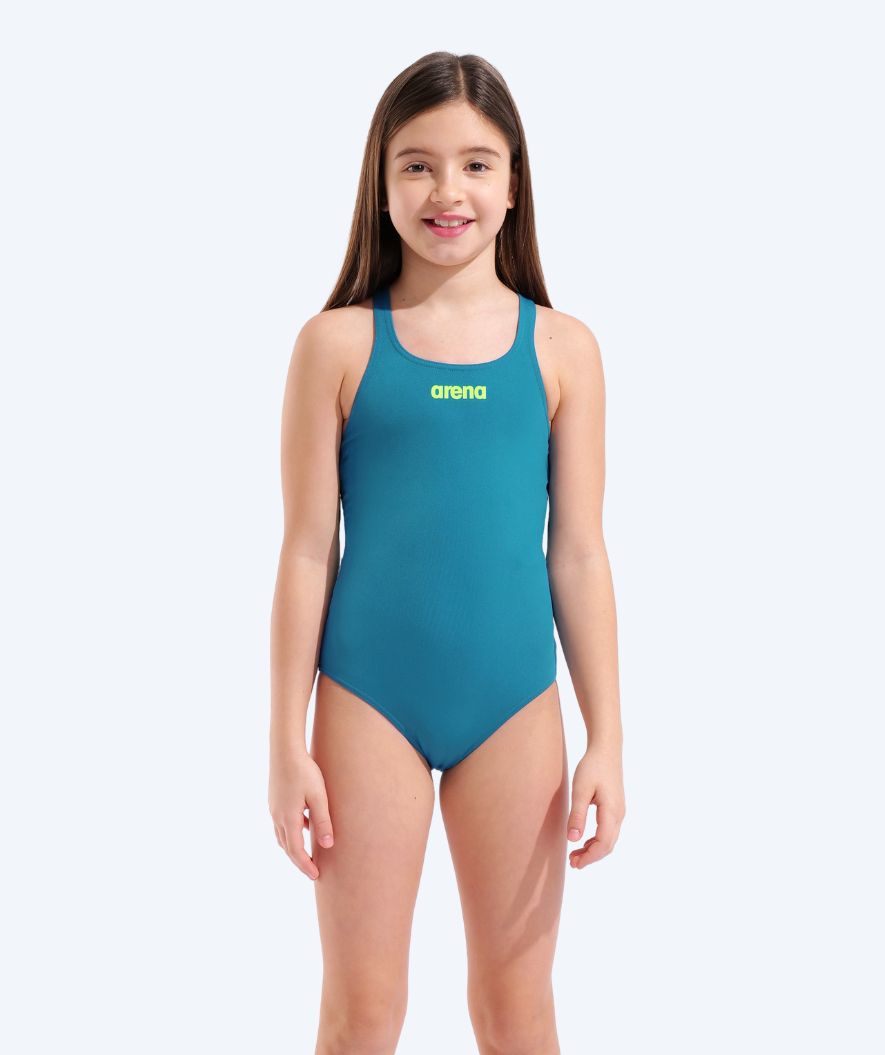 Arena badedragt til piger - Team Swim Pro Solid - Blå