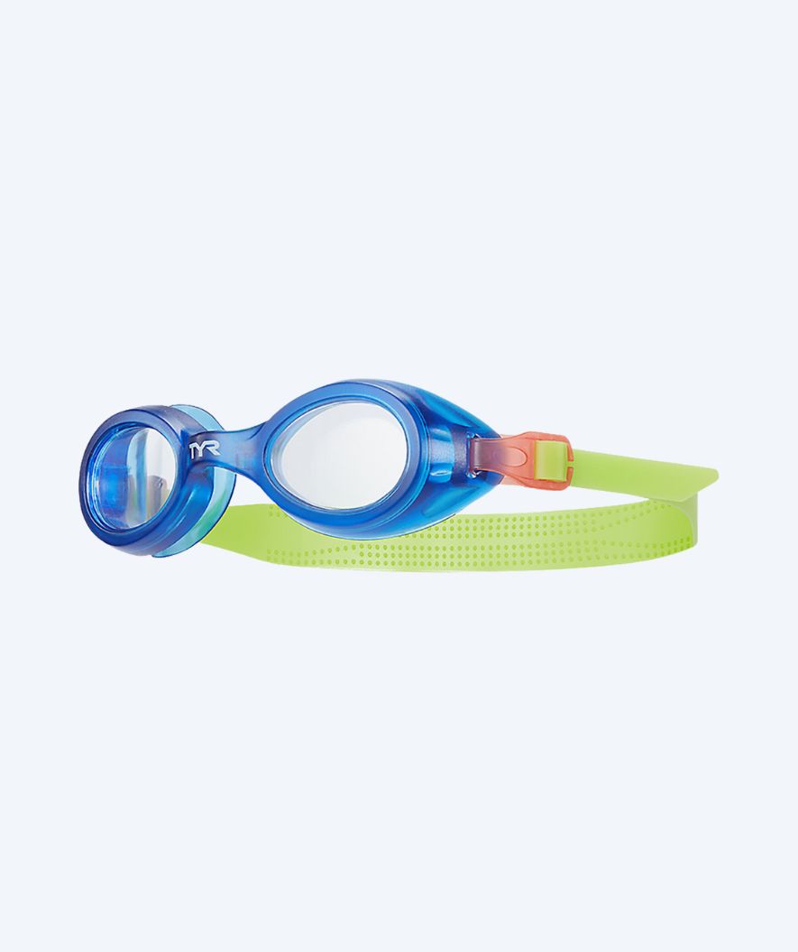 TYR svømmebriller til børn - Aqua Blaze - Blå/grøn