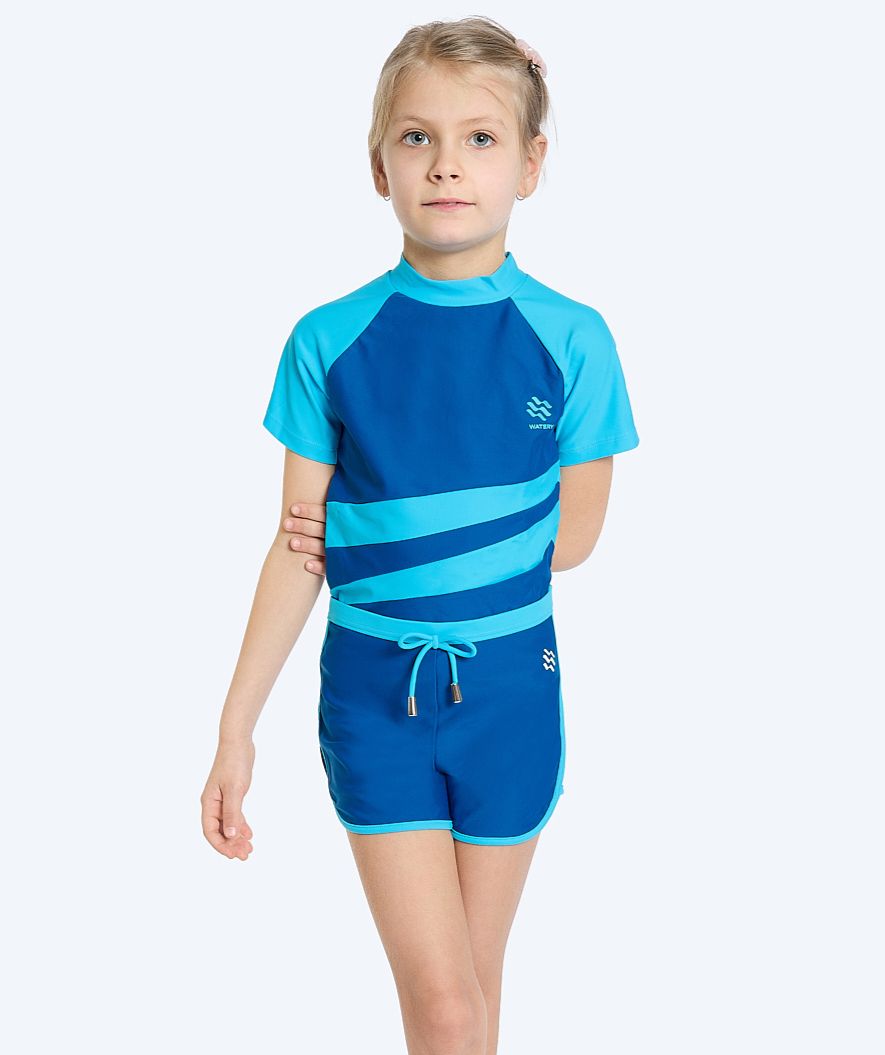 Watery UV-badeshorts til børn - Manami - Atlantic Blue