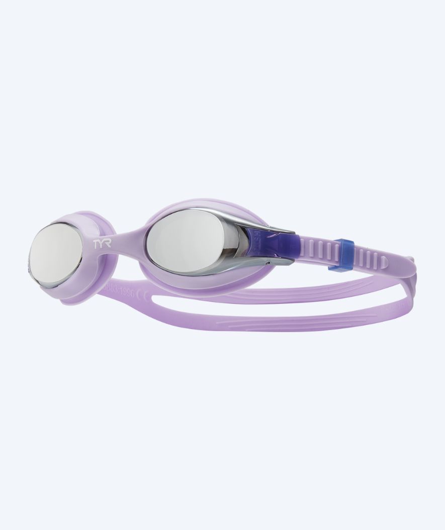 TYR svømmebriller til børn - Swimple Mirror - Lilla