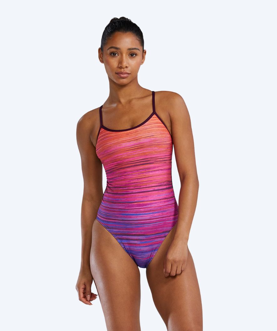 TYR badedragt til damer - Azama Trinityfit - Pink/orange