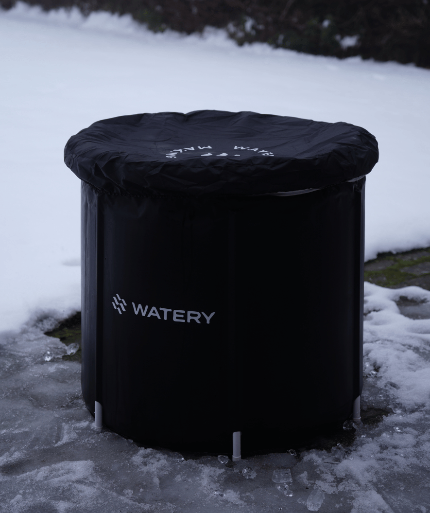 Watery oppustelig isbad - Hero - Sort