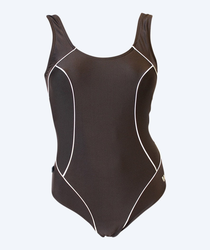 Mirou badedragt i plus size til damer - Classic 241s - Sort/hvid
