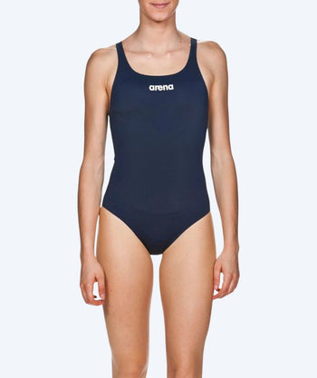 Arena badedragt til damer - Solid Swim Pro - Mørkeblå