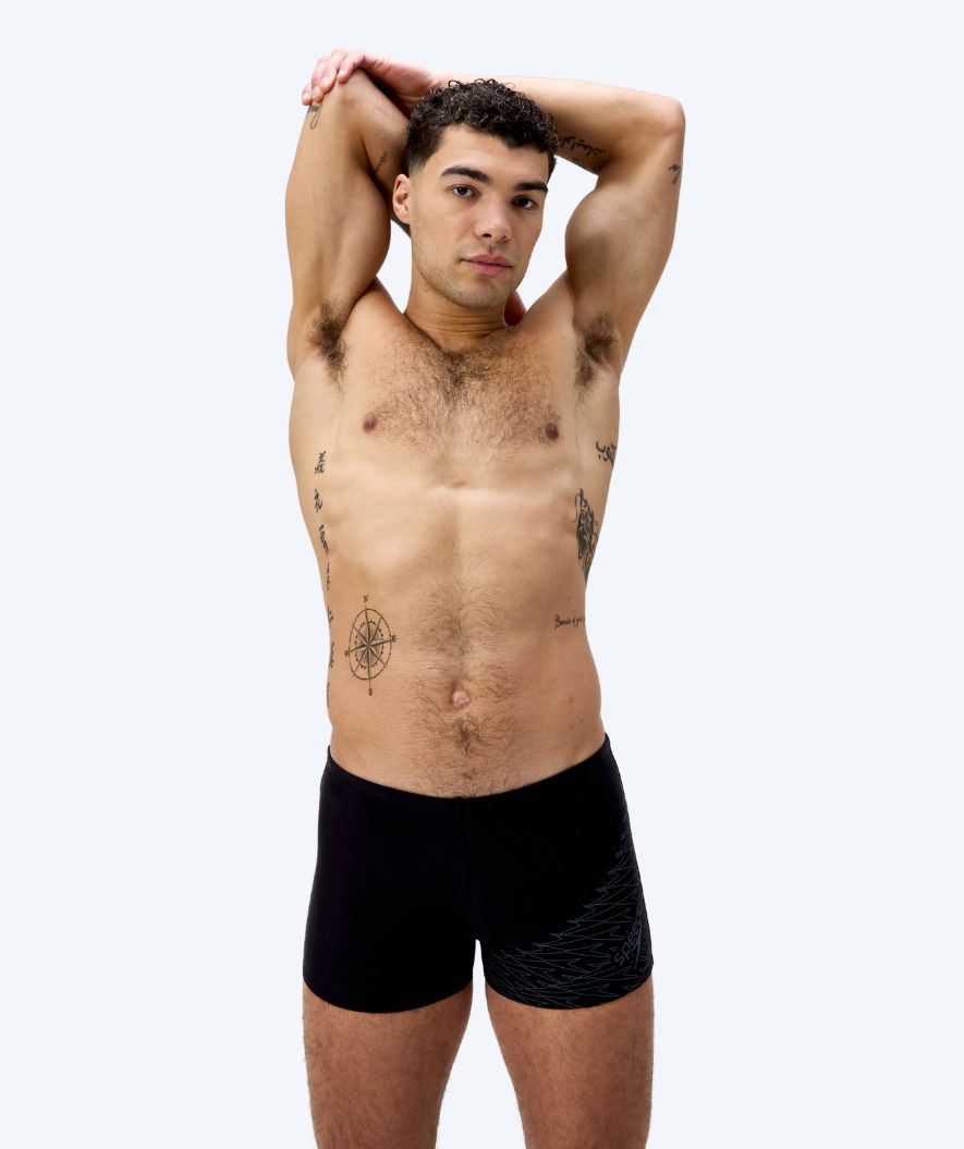 Speedo aquashorts til mænd - Medley Logo - Sort/mørkegrå