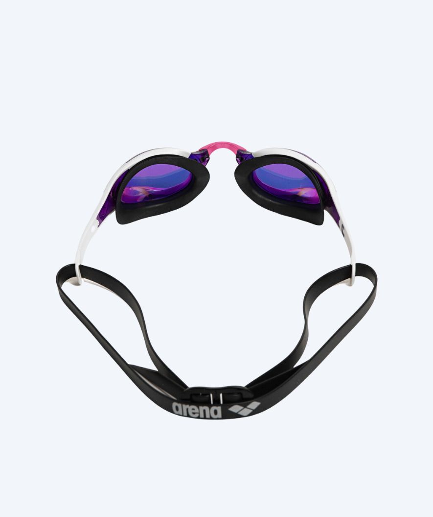 Arena Elite svømmebriller - Cobra Edge SWIPE Mirror - Hvid/lilla