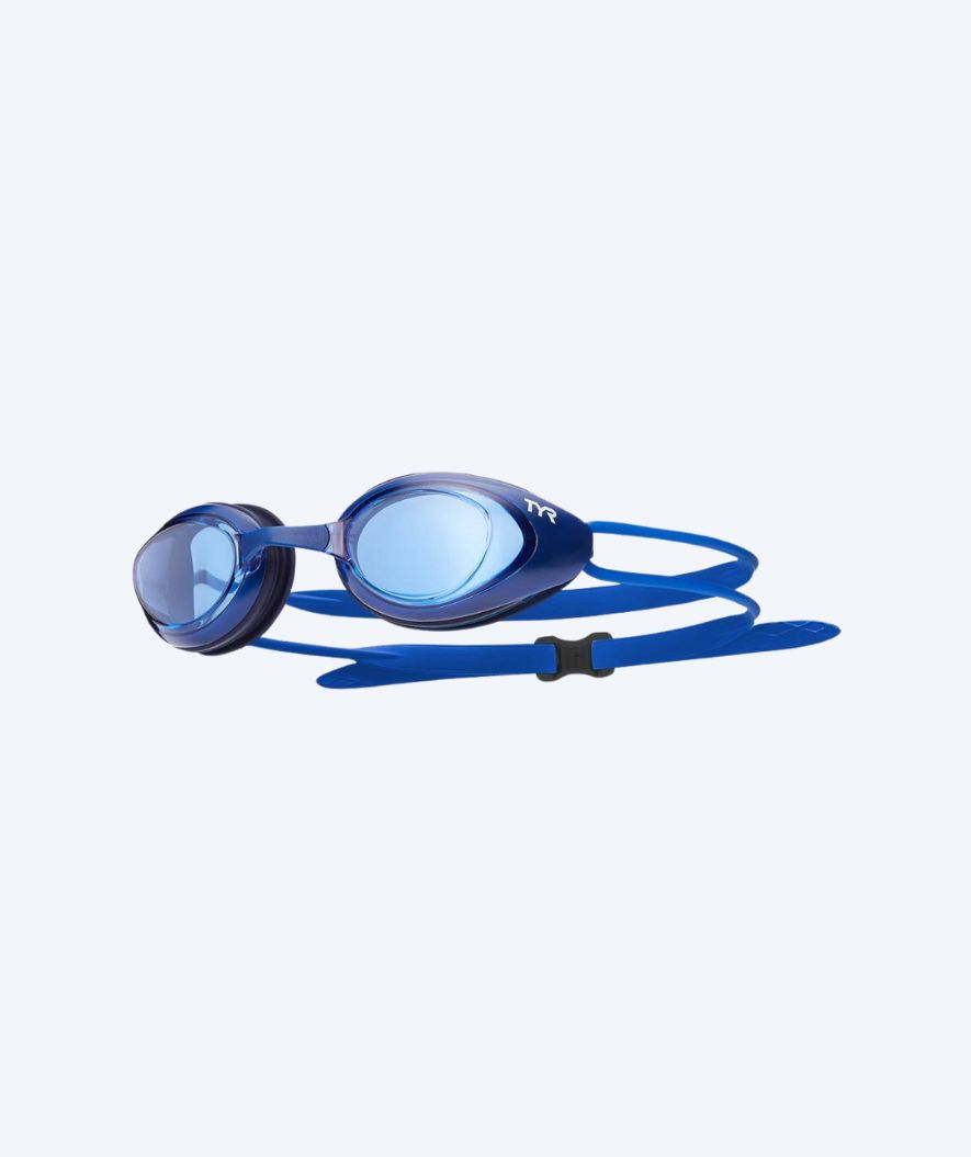 TYR svømmebriller - Blackhawk - Blå/blå