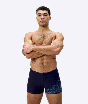 Speedo aquashorts til mænd - Medley Logo - Mørkeblå/lyseblå