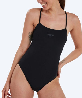 Speedo badedragt til damer - Eco Endurance Thinstrap - Sort