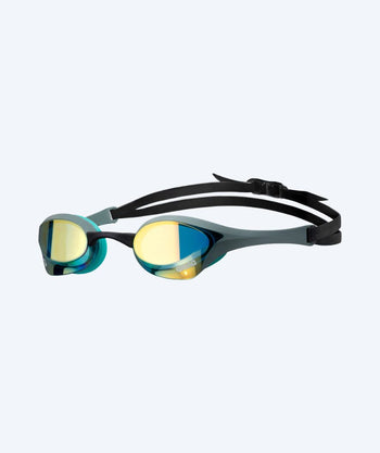 Arena Elite svømmebriller - Cobra Ultra SWIPE Mirror - Guld/sort (Limited 2026)
